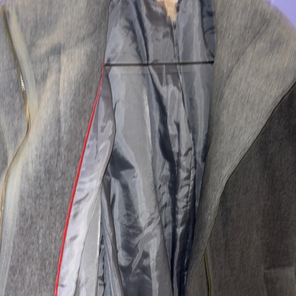 J. Crew Factory Gray Pea Coat - Picture 8 of 16